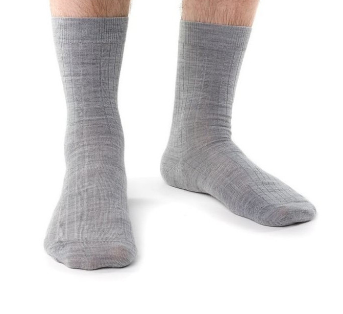 Pánské žebrované ponožky Steven art.130 Merino
