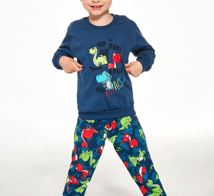 Chlapecké pyžamo Cornette Kids Boy 593/142 Dino dł/r 86-128