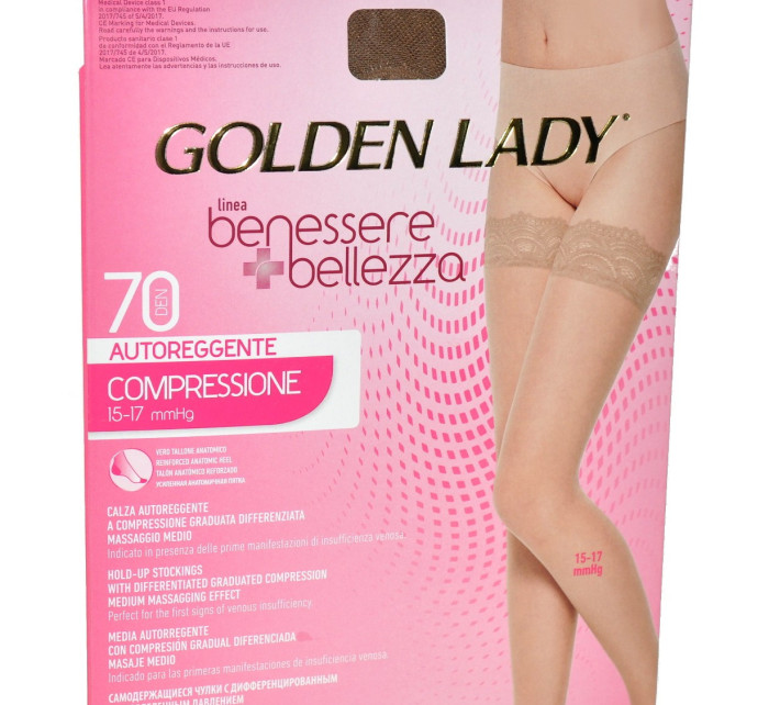 Dámské punčochy Golden Lady Benessere Bellezza 70 den 2-4