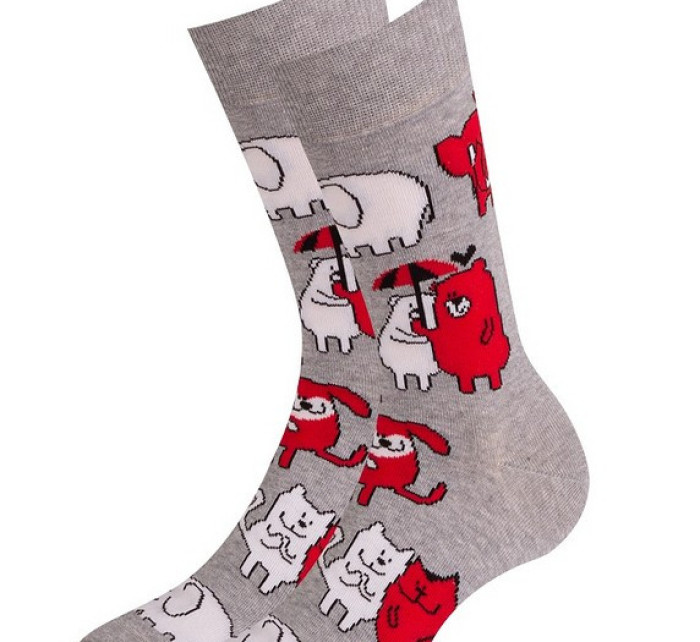 Dámské/pánské ponožky Wola U04.156 Valentýnský vzor 35-46