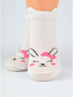 Dívčí ponožky Noviti SB019 M2 Girl Králíček 0-18 měsíců