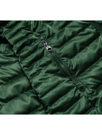 Zelená dámská bunda s kapucí (2021-11)