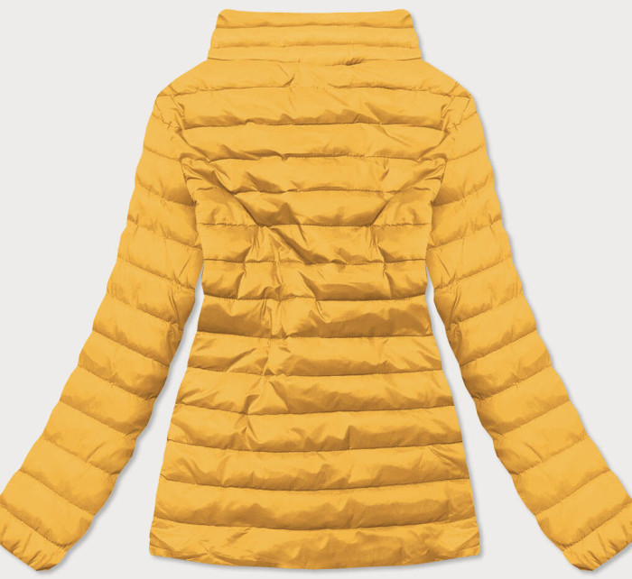 Lehká žlutá dámská prošívaná bunda (20311-333)