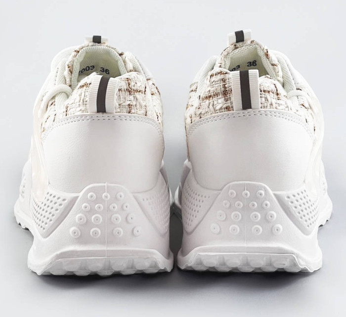 Bílé dámské sportovní boty (7003)