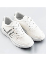 Bílo-šedé dámské sportovní boty (AD-587)