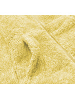 Žlutá melanžová plyšová mikina (HH010-26)
