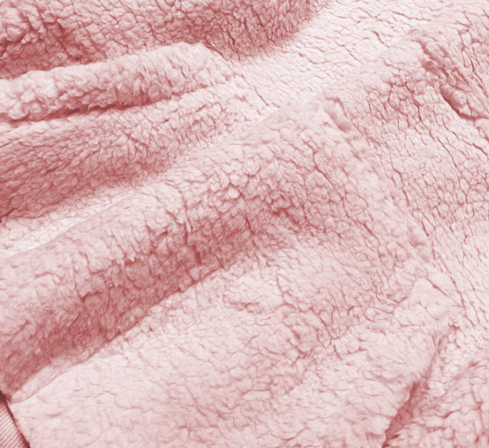 Teplý růžový dámský teplákový komplet (YP-1104)