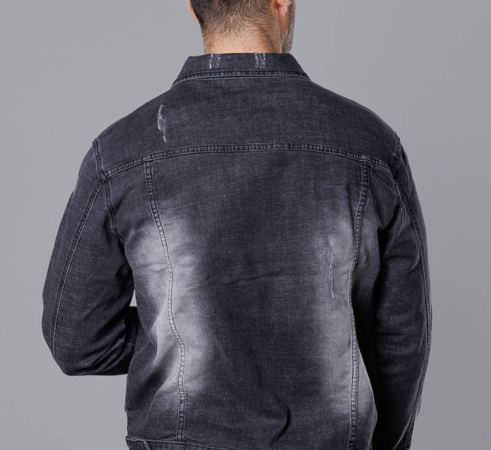 Černá pánská džínová bunda (MJ525N)