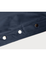 Tmavě modrá dámská bunda parka s kožešinou (5M3180-215)