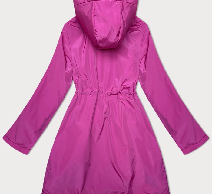 Růžová dámská bunda s kapucí Miss TiTi (2832)