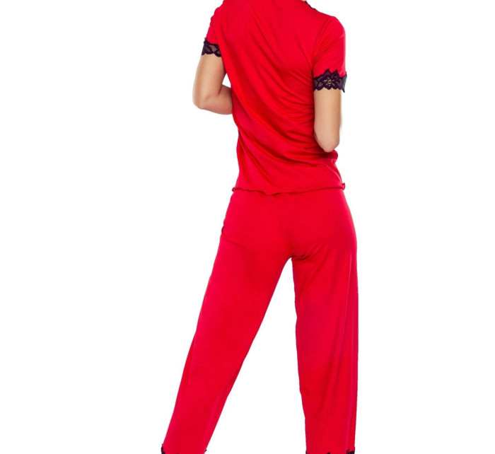 Dámské pyžamo Aster red - ELDAR