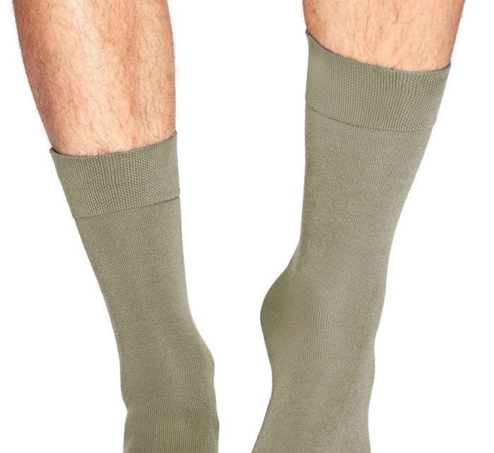 Pánské ponožky 17917 Classic Palio khaki - HENDERSON