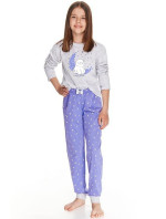 Dívčí pyžamo Suzan šedé s polárním medvědem