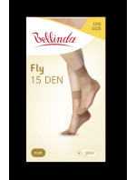 Dámské silonkové ponožky FLY SOCKS 15 DEN - BELLINDA - amber