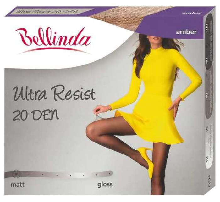 Dámské punčochové kalhoty ULTRA RESIST 20 DEN - BELLINDA - amber