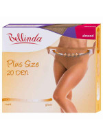 Punčochové kalhoty pro nadměrné velikosti PLUS SIZE 20 DEN - BELLINDA - almond