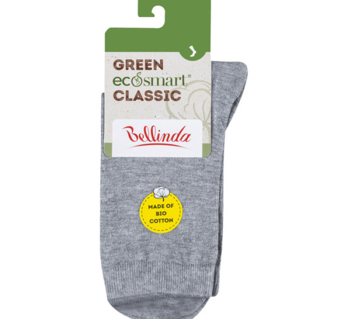 Dámské ponožky z bio bavlny GREEN ECOSMART LADIES SOCKS - BELLINDA - šedá