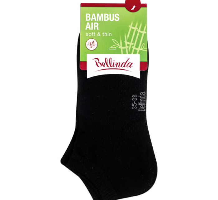 Krátké dámské bambusové ponožky BAMBUS AIR LADIES IN-SHOE SOCKS - BELLINDA - černá