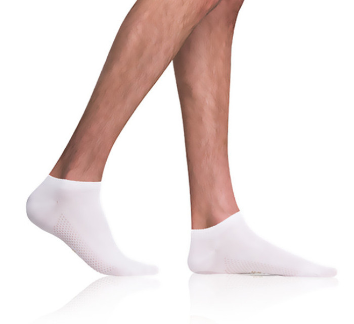 Krátké pánské bambusové ponožky BAMBUS AIR IN-SHOE SOCKS - BELLINDA - bílá