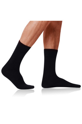 Pánské bavlněné ponožky COTTON MAXX MEN SOCKS - BELLINDA - černá