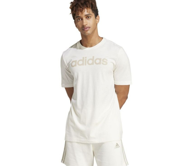 Adidas Essentials Single Jersey Linear Embroidered Logo Tee M IS1345 pánské
