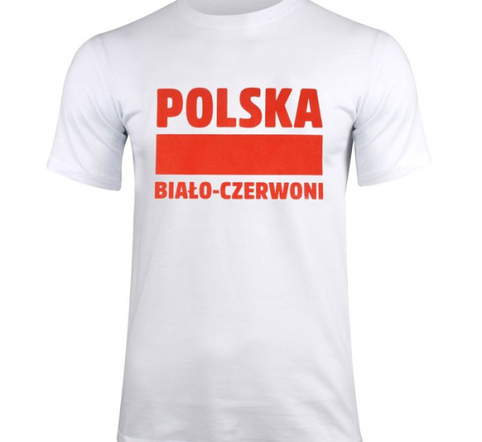 Unisex tričko Polsko bílá/červená S337909