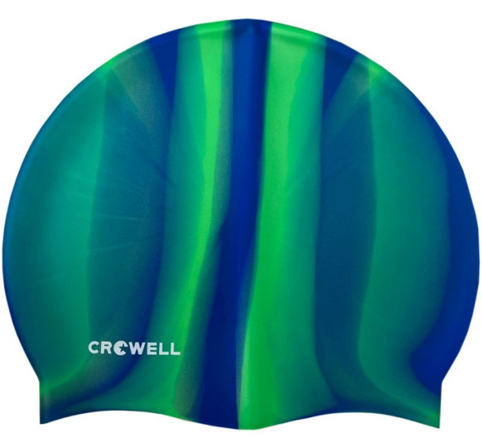 Crowell Multi Flame silikonová plavecká čepice kol.12