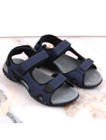 Dámské sportovní sandály W AM929B na suchý zip v tmavě modré barvě - American Club
