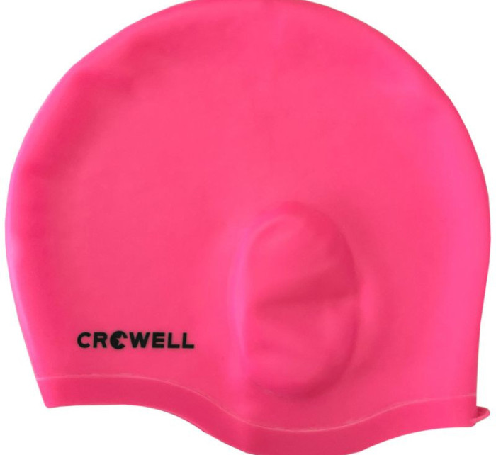 Koupací čepice Crowell Ear Bora růžové barvy.5
