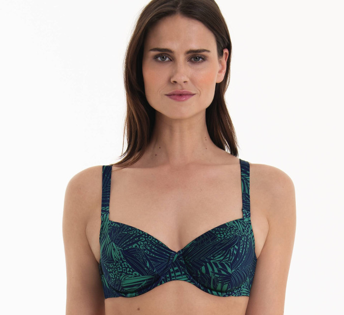 Style Luna Top Bikini - horní díl 8829-1 modro-zelená - RosaFaia