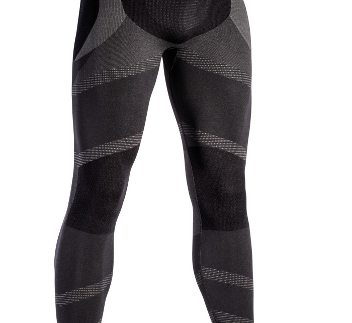 Dlouhé pánské funkční kalhoty IRON-IC - černo-šedá Barva: Černá, Velikost: