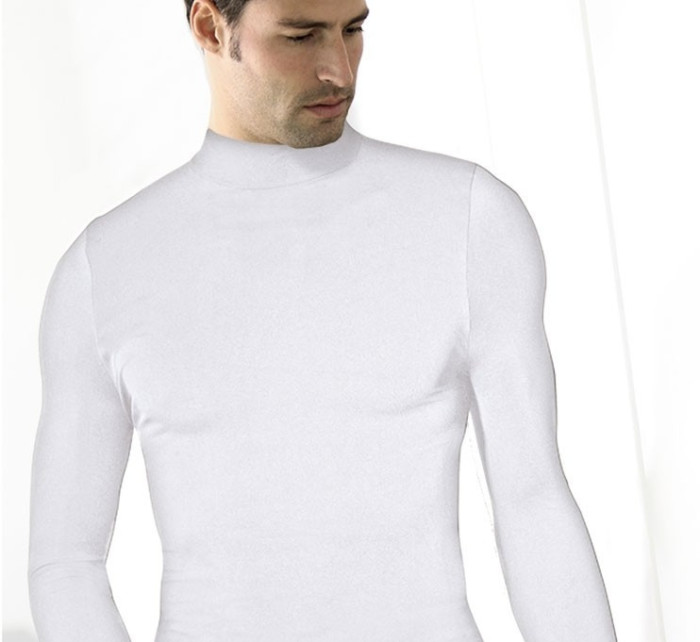 Pánské triko bezešvé T-shirt lupetto manica lunga Intimidea Barva: Černá, Velikost: