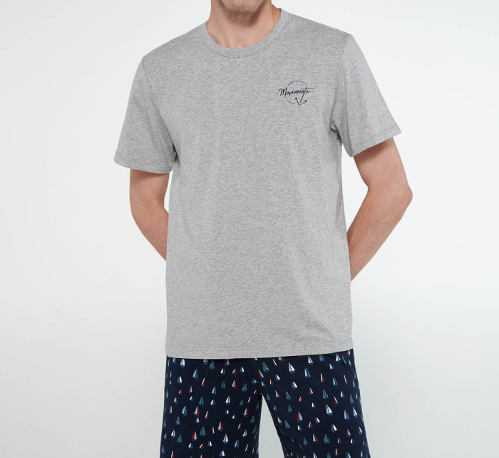 Vamp - Dvoudílné pánské pyžamo 20910 - Vamp