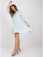 Dámské šaty-D74501M30214L155-světle modré