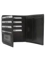 Pánské peněženky Kožená peněženka PC 108 BAR 2533 černá černá