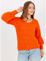 Dámský svetr TW SW BI 9029.84 oranžový
