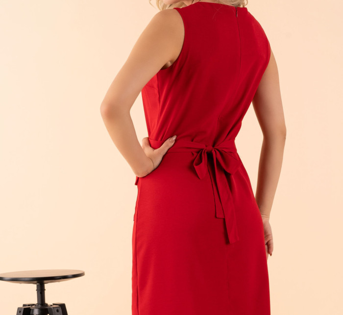 Eqalisa Vínově červené šaty - Merribel
