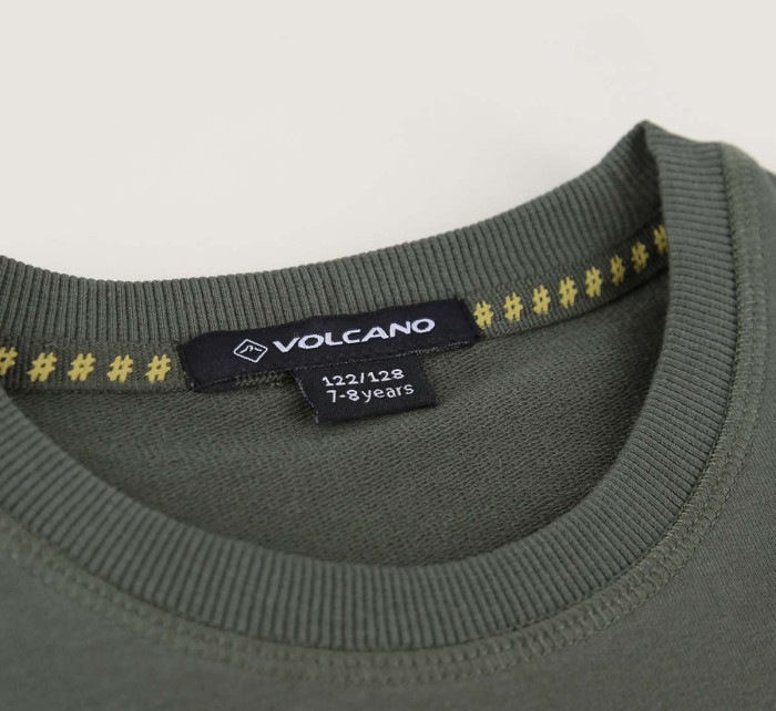 Volcano Regular Silhouette Casual Dress G-Alexa Junior G08377-W22 Khaki barva