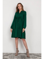 Lanti Šaty s dlouhým rukávem SUK203 Zelená