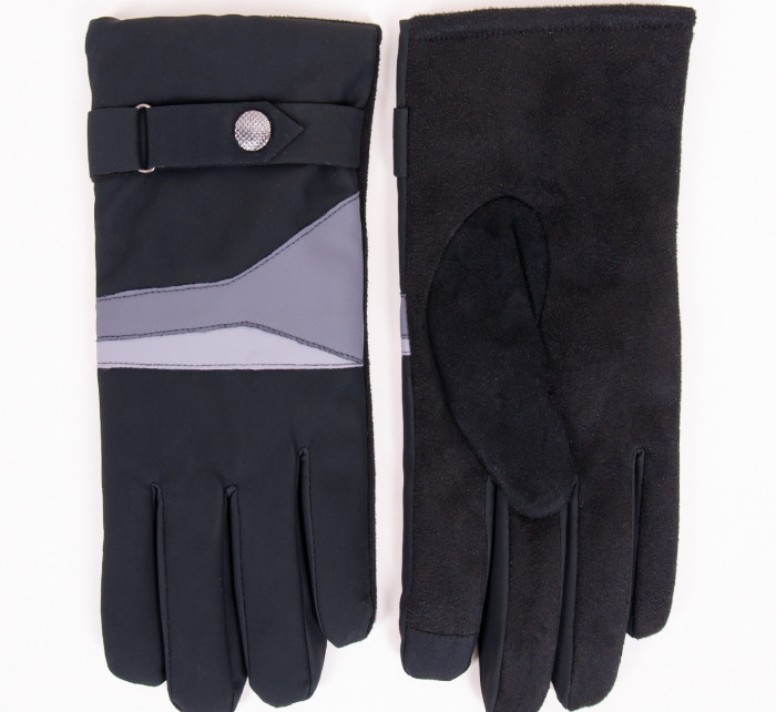Yoclub Pánské rukavice RS-081/5P/MAN/001 Black