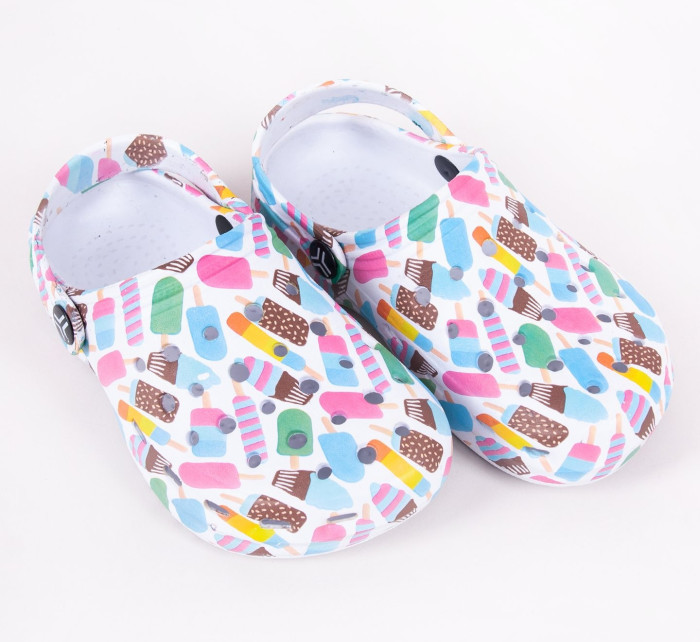 Yoclub Dívčí boty Crocs Slip-On Sandals OCR-0041G-0100 Multicolour