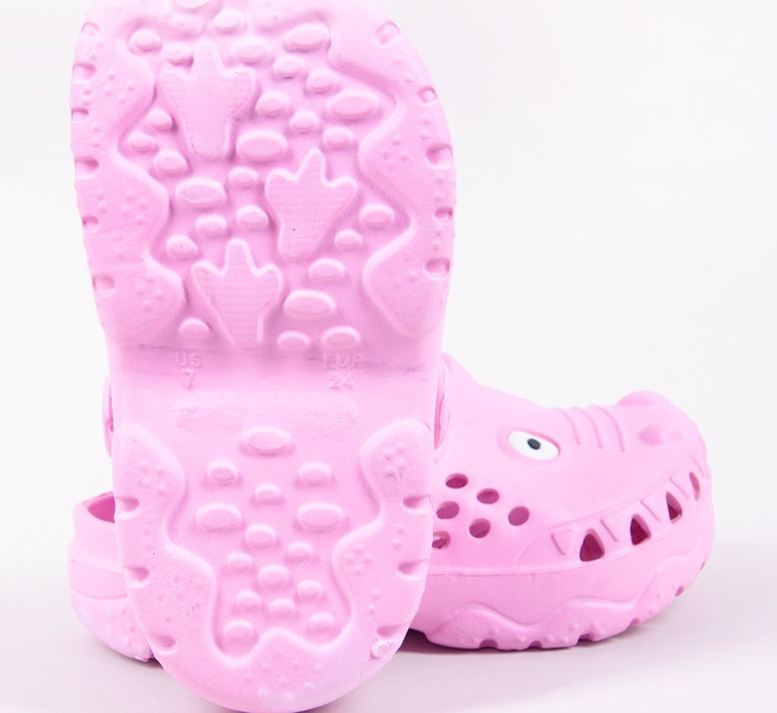 Yoclub Dívčí boty Crocs Slip-On Sandals OCR-0045G-0600 Pink