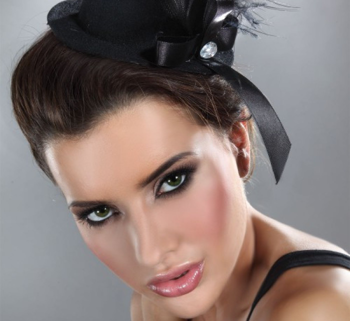 LivCo Corsetti Fashion Mini Top Hat Model 4 Black