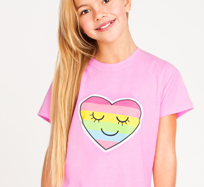 Dívčí bavlněné pyžamo Yoclub PIA-0021G-A110 Vícebarevné