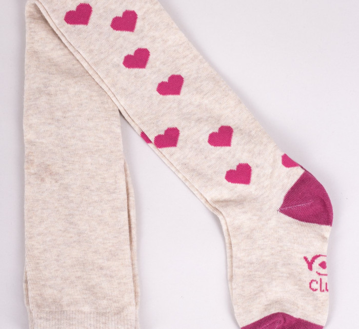 Yoclub Dívčí bavlněné punčochové kalhoty 3-pack RAB-0003G-AA00-010 Vícebarevné