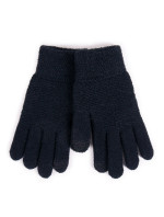 Dívčí pětiprsté dotykové rukavice Yoclub RED-0085G-005C-001 Black