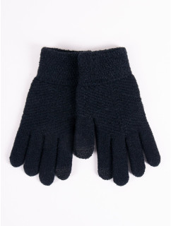 Dívčí pětiprsté dotykové rukavice Yoclub RED-0085G-005C-001 Black