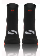 Sesto Senso Ponožky SKB_01 Black/Red