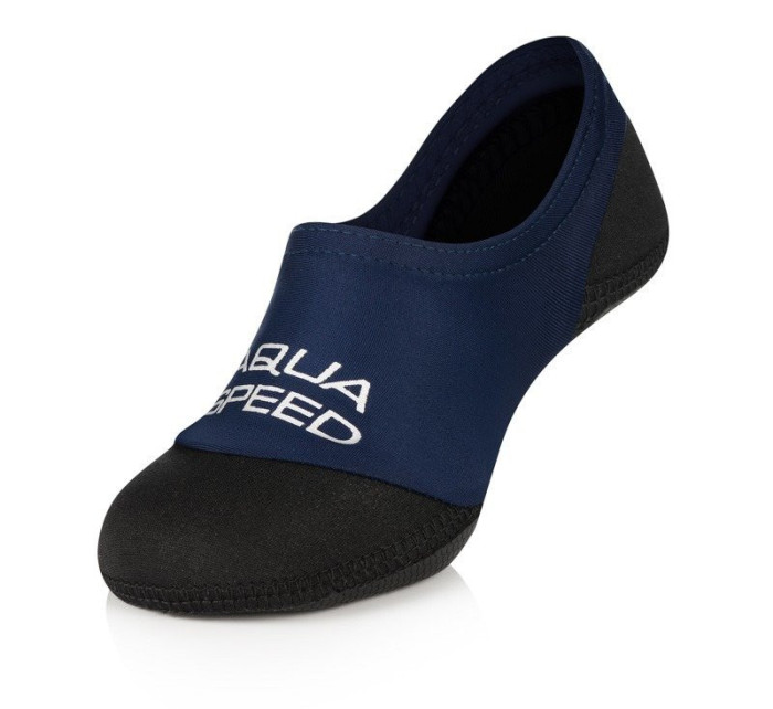 AQUA SPEED Ponožky na plavání Neo Navy Blue/Black Pattern 10