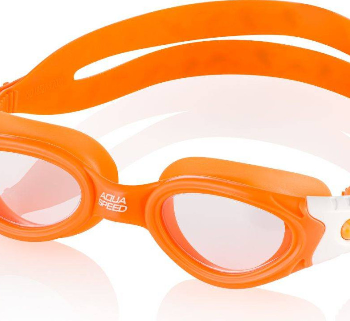 Plavecké brýle AQUA SPEED Pacific JR Bendyzz Orange Pattern 75